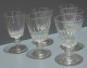 Delcampe - -6 VERRES A EAU CRISTAL LOUIS PHILIPPE XIXe CATON SAINT LOUIS Déco TABLE     E - Glass & Crystal