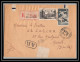 109934 Lettre Recommandé Cover Bouches Du Rhone PA Poste Aerienne N°16 Sagittaire 1949 Marseille Cinq Avenues - 1960-.... Briefe & Dokumente