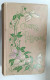 Album Pour Cartes Postales Anciennes - Couverture Tissus Gris Décorations Fleur En Relief - Dim:38/25/8cm - Albums, Reliures & Feuilles