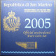 San Marino - 2005 - Serie Zecca - Con 5 € Argento "Antonio Onofri" - San Marino