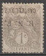 1920 - CASTELLORIZO - RARE SURCHARGE RENVERSEE YVERT N°1d * MH SIGNE CALVES - COTE = 230 EUR. - Neufs