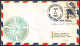 12551 Twa Los Angeles To Frankfurt Germany 1/8/1969 Premier Vol First Global Flight Lettre Airmail Cover Usa Aviation - 3c. 1961-... Lettres