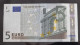1 X 5€ Euro Trichet  P014D5 X28133333372  - RARE Number 6 X 3 - 5 Euro