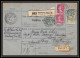 25244/ Bulletin D'expédition France Colis Postaux Fiscal Strasbourg Ppal Pour Nancy 1927 Merson N°123 Semeuse 205 - Covers & Documents