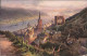 Ansichtskarte Bacharach Panorama-Ansichten Gemälde 1914 - Bacharach