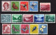 Switzerland / Helvetia / Schweiz / Suisse 1955 - 1956 ⁕ Nice Collection / Lot Of 23 Used Stamps - See All Scan - Used Stamps