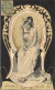 Jugendstil * Série 6 CPA Illustrateur Art Nouveau * Joyeuses Pâques * Pasqua PAQUES * Femmes Lapin Rabbit Dorures - Before 1900