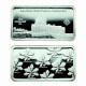 Germany Silver Ingot Bar Proof 2.5g Landmarks Museum Island Berlin 03854 - Herdenkingsmunt