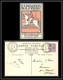 75130 40c Violet SEC Q6 Exposition De Strasbourg 1927 Vesoul Semeuse Entier Postal Repiquage Carte Postale Cote 60 - Bigewerkte Envelop  (voor 1995)
