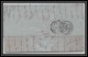 35278 N°16 Victoria 4p Rose London St Etienne France 1861 Cachet 12 Lettre Cover Grande Bretagne England - Covers & Documents