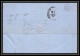 35884 N°32 Victoria 4p Red London St Etienne France 1869 Cachet EC79 Lettre Cover Grande Bretagne England - Lettres & Documents