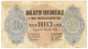 10 LIRE BIGLIETTO CONSORZIALE REGNO D'ITALIA 30/04/1874 BB+ - Biglietto Consorziale