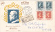 PHILATELY, STAMP'S DAY, SICILIAN STAMPS CENTENARY, REGISTERED COVER FDC, 1959, ITALY - Stamp's Day