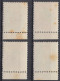Switzerland / Helvetia / Schweiz / Suisse 1950 ⁕ Butterflies / Pro Juventute Mi.551-552, 554 ⁕ 4v MH (yellow Spots) - Unused Stamps