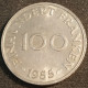 SARRE - SAARLAND - 100 FRANKEN 1955 - KM 4 - 100 Franken