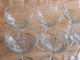 Delcampe - -6 ANCIENS VERRES De BISTROT Verres à Pieds Un Trait Gravé Sur Le Bord    E - Verres