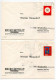 Germany, Berlin 1960'-1970's 4 Covers To Wiesbaden-Biebrich With Mix Of Stamps And CDS Machine Cancels - Briefe U. Dokumente