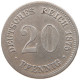 KAISERREICH 20 PFENNIG 1875 D #t029 0285 - 20 Pfennig