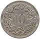 SWITZERLAND 10 RAPPEN 1885 #t031 0145 - 10 Rappen
