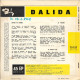 EP 45 RPM (7") Dalida  "  Canta In Italiano  " - Sonstige - Franz. Chansons