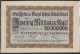 Bayern Inflationsgeld Bayerische Staatsbank Bankfrisch 1923 20 Millionen Mark (10382986 - 20 Millionen Mark