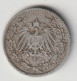 DEUTSCHES REICH 1906 A: 1/2 Mark, Silver, KM 17 - 1/2 Mark