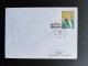 IRELAND EIRE 1985 ENVELOPE WITH SPECIAL POSTMARK IRISH JEWISH MUSEUM 20-06-1985 IERLAND JUDAICA - Brieven En Documenten