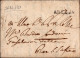 B1 - LETTERA PREFILATELICA DA AREZZO A PIEVE S. STEFANO 1827 - 1. ...-1850 Prephilately