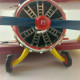 Delcampe - M&Ms Rare Vintage Airplane Candy Sweets Dispenser Biplane Figure M And M #5538 - Toy Memorabilia