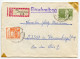 Germany East 1970's Registered Cover; Markneukirchen To Vienenburg; 30pf. Halle & 1m. Soviet War Memorial Stamps - Briefe U. Dokumente