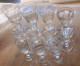 Delcampe - -LOT De 11 ANCIENS VERRES DIFFERENTES FORMES 7 MODELES Différents Collection      E - Glass & Crystal