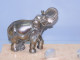 Delcampe - - SUPPORT CADRE PHOTO ART DECO ELEPHANT REGULE Argenté Sur MARBRE    E - Art Nouveau / Art Deco