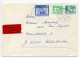 Germany, East 1979-1982 4 Express Covers; Dresden To Wiesbaden; Mix Of Stamps - Brieven En Documenten