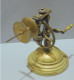 Delcampe - - RARE ANCIEN ENROULEUR De FIL BRONZE/LAITON/METAL PECHE COUTURE COLLECTION   E - Pesca