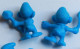 Delcampe - à Choisir 4 Mini Figurines En Plastique Vintage Les Schtroumpfs The Smurfs Lessive OMO - Poppetjes - Plastic