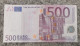 European Union  500 Euro Banknote 2002 Rare X1 Series Germany 500€ 2002 - 500 Euro