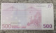 European Union  500 Euro Banknote 2002 Rare Z Series Belgien 500€ 2002 - 500 Euro