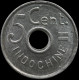 LaZooRo: French Indochina 5 Cents 1943 UNC - Französisch-Indochina