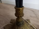 Delcampe - Superbe Lampe En Verre De Murano Modèle Grappe De Raisin à 4 Feux Socle Bronze - Luminaires & Lustres