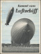 ZEPPELINPOST 1938/9, Werbeprospekt Kommt Zum Luftschiff, Besichtigungsplan Für Den Luftschiffhafen Rhein -Main, Pracht - Luft- Und Zeppelinpost