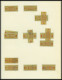 DIENSTMARKEN B D 16-31 , O, überwiegend Postfrische Sammlung Wertstreifen-Nachdrucke, Mit 88 Werten, Fast Nur Prachterha - Sonstige & Ohne Zuordnung