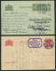 Delcampe - NIEDERLANDE 1884-1903, 5 Ganzsachenkarten Nach Deutschland, Etwas Unterschiedliche Erhaltung - Ganzsachen