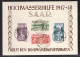 Saarland 1948, Mi.-Nr. Block 1 + 2 Gestempelt, FA. GeigleBPP. - Otros & Sin Clasificación