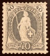 SUIZA 1882 YVERT  75 * - Ongebruikt