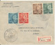 Belgium Registered FDC 1-7-1949 Stamp Centennary Of The First Belgium Postage Stamp Complete Set Of 4 Sent To Anvers - ....-1951