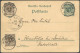 DSWA M 45b BRIEF, 1897, Stempel WINDHOEK Auf 5 Pf. Ganzsachenkarte Mit 2-mal 3 Pf. Mittelbraun Nach Walinböhla, Karte Re - Deutsch-Südwestafrika