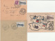 N°780/1 Sur Enveloppes Et Carte, Obl: Expo Philatélie Paris 25/10/47 Orthez 31/5/47 Angers 23/7/47. Collection BERCK. - Cartas & Documentos