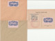 N°780/1 Sur Enveloppes Et Carte, Obl: Expo Philatélie Paris 25/10/47 Orthez 31/5/47 Angers 23/7/47. Collection BERCK. - Cartas & Documentos