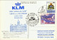 San Marino-1989 Cartolina Postale I^volo KLM Dispaccio Straordinario Treviso Ams - Poste Aérienne