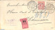 Netherlands 1896 Envelope 12.5c, Uprated To Registered Mail To Hannover (from Rotterdam), Used Postal Stationary - Lettres & Documents